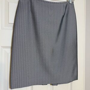 Gray Pinstripe Women's Skirt